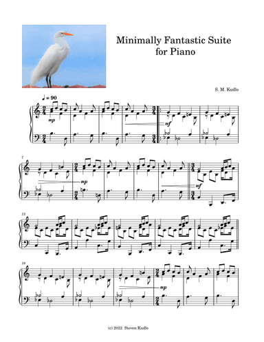 Minimally Fantastic Suite for Piano
