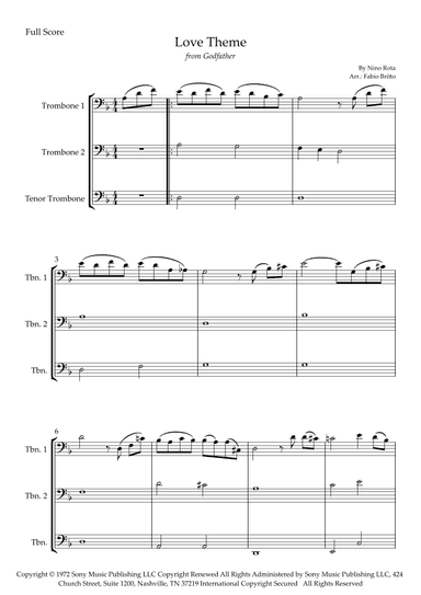 The Godfather (love Theme) (arr. Fabio Britto)