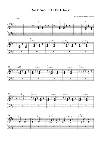 Rock Around The Clock (arr. Mercy, P)