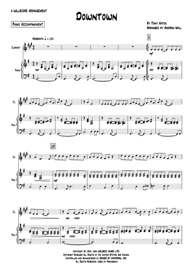 Downtown (arr. Andrew Will)