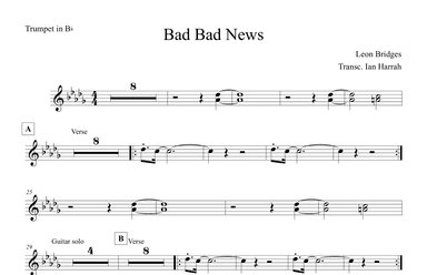Bad Bad News (arr. Ian Harrah)