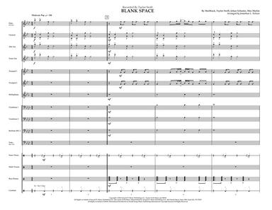 Blank Space (arr. Jonathan L Nelson)