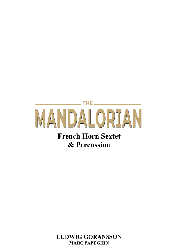Theme From The Mandalorian (arr. Marc Papeghin)