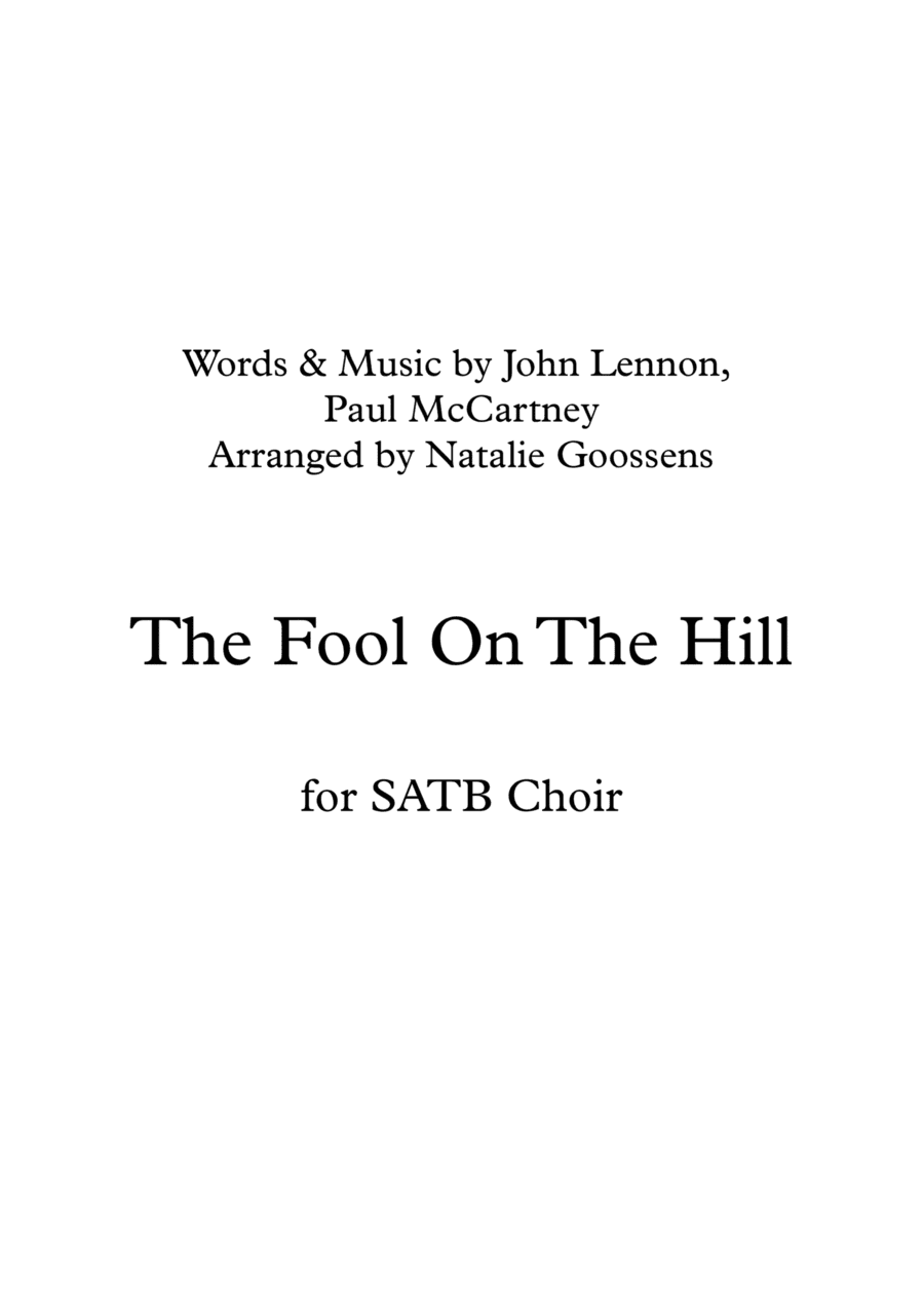 The Fool On The Hill (arr. Natalie Goossens)