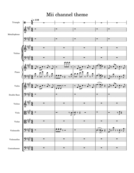 Mii Channel Theme (arr. E. Pawlak)