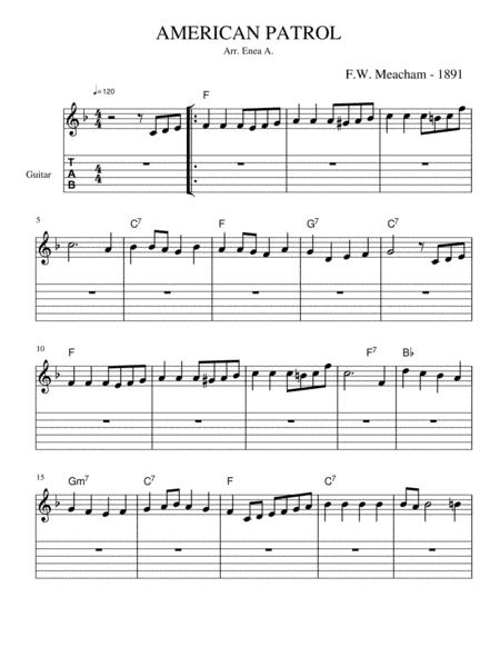 American Patrol (arr. Enea A.)
