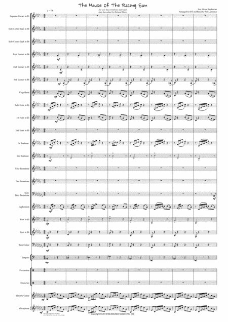 House Of The Rising Sun (arr. Phil Lawrence)