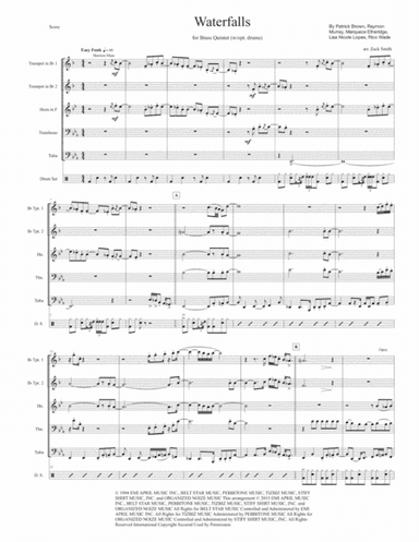 Waterfalls (arr. Zack Smith)