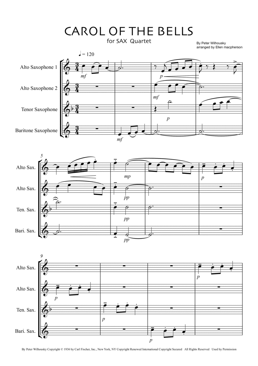 Carol Of The Bells (arr. Ellen Macpherson)