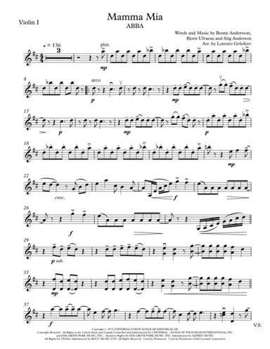 Mamma Mia (arr. Lorento Golofeev)