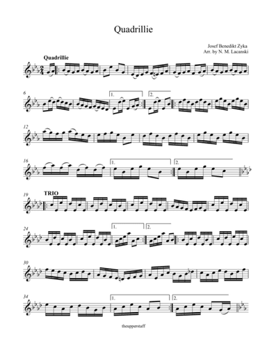 Quadrillie (arr. Nick Lacanski)
