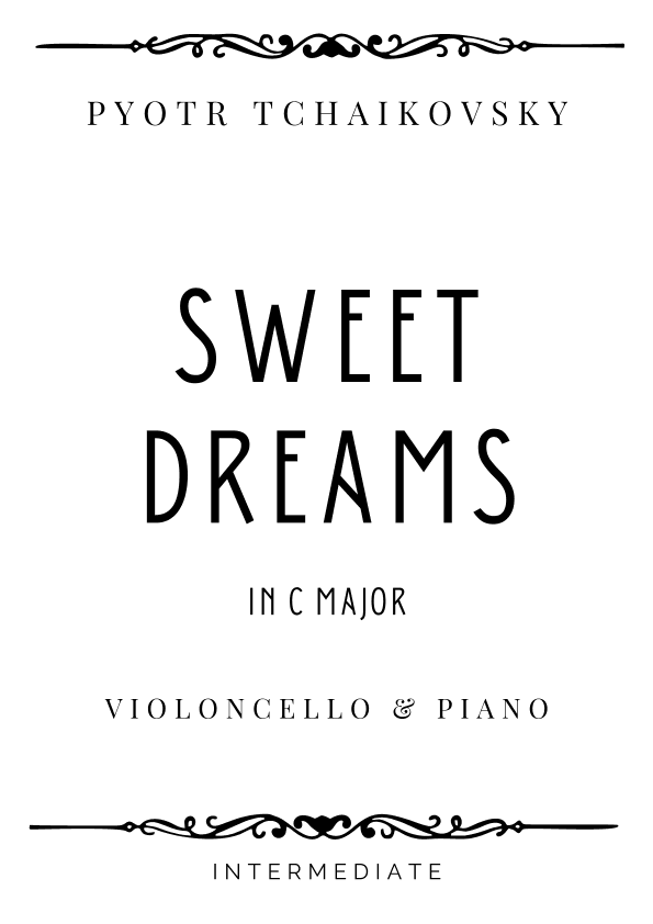 Tchaikovsky - Sweet Dreams in C Major - Intermediate (arr. Piacere Music Sheets)