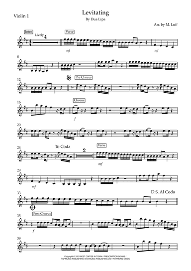 Levitating (arr. Matt Luff)