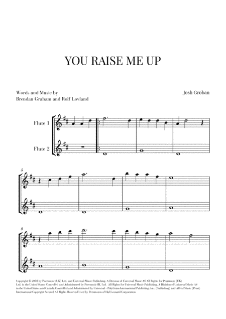 You Raise Me Up (arr. Cadenza Editions)