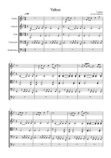 Yellow (arr. Ian Anderson)