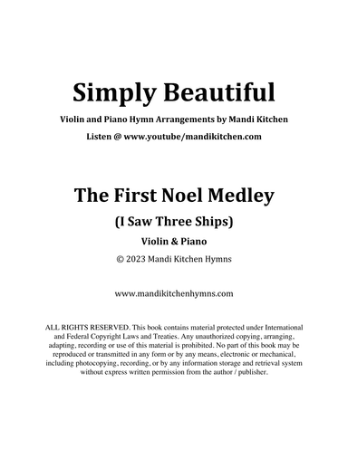 The First Noel Medley (I Saw Three Ships)
