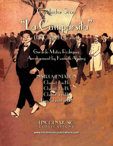 La Cumparsita (Tango) (for Clarinet Quartet) (arr. Kenneth Abeling)