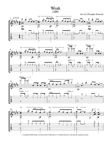Weak (arr. James D. Esmond)