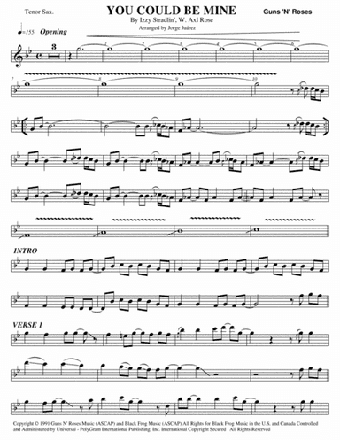 You Could Be Mine (arr. Jorge Juárez)
