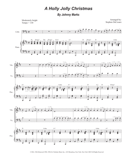 A Holly Jolly Christmas (arr. Stephen DeCesare)