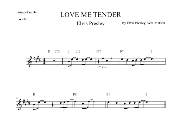 Love Me Tender (arr. Leo Silva)