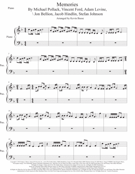 Memories (arr. Kevin Busse)