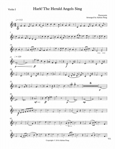 Hark! The Herald Angels Sing (arr. Pentatonix, Adrian Pang)