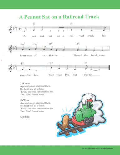 A Peanut Sat on a Railroad Track (arr. Hal Wright)