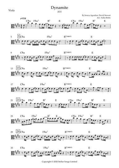 Dynamite (arr. Fabio Britto)