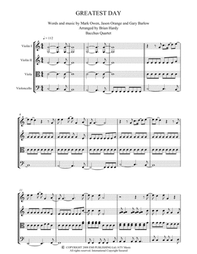 Greatest Day (arr. Brian Hardy)