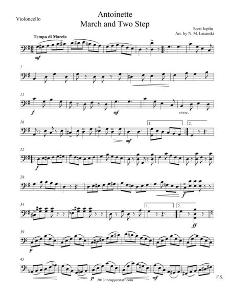 Antoinette (arr. Nick Lacanski)