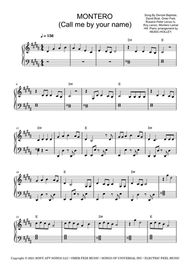Montero (arr. Music-holley)