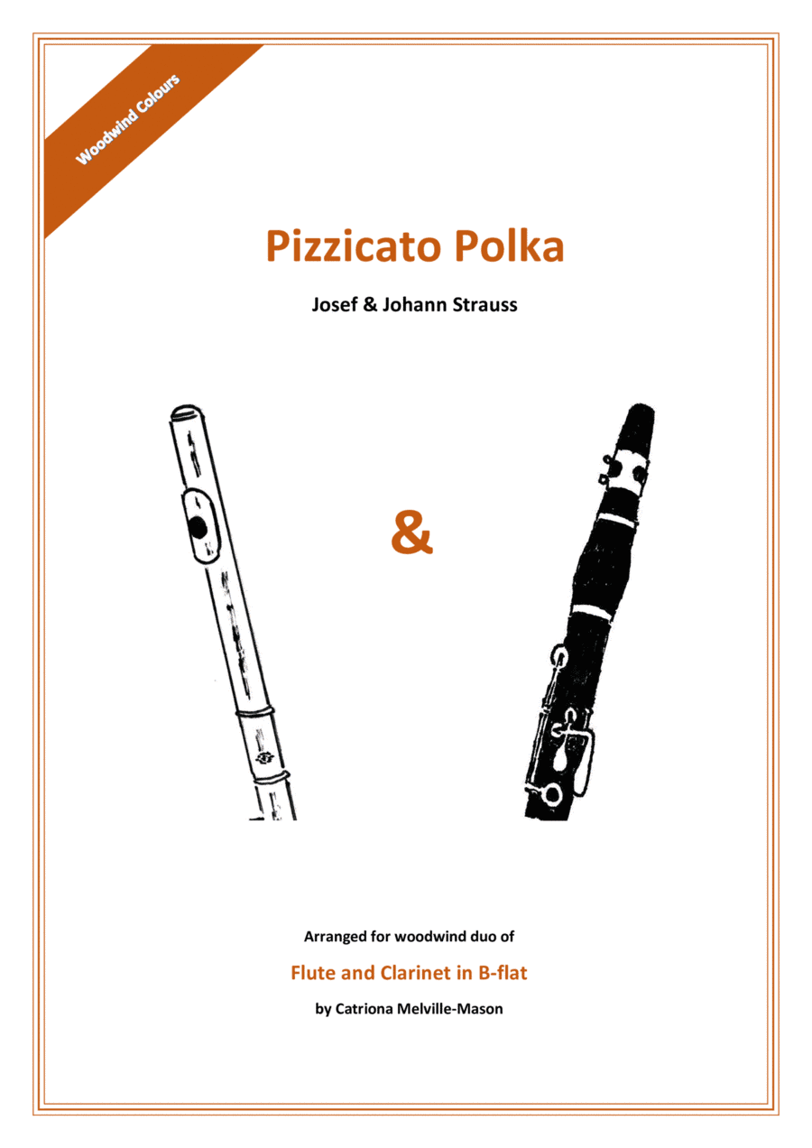 Pizzicato Polka (Flute & Clarinet Duet) (arr. Catriona Melville-Mason)