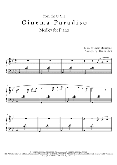 Cinema Paradiso (arr. Hanna Choi)