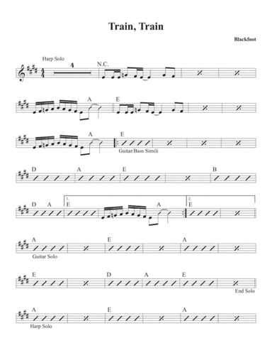 Train, Train (arr. David M Fagnant)