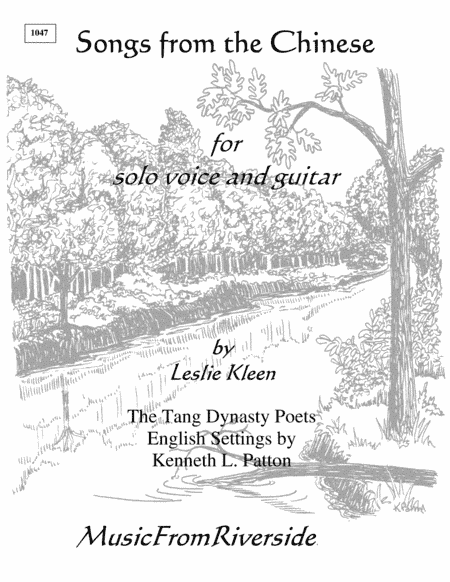 Songs from the Chinese for voice and guitar