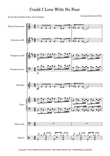 Could I Love With No Fear (arr. Jenison da Silva)