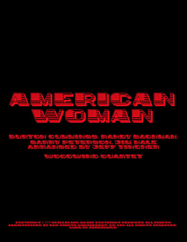 American Woman (arr. Jeff Tincher)