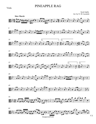Pineapple Rag (arr. Nick Lacanski)