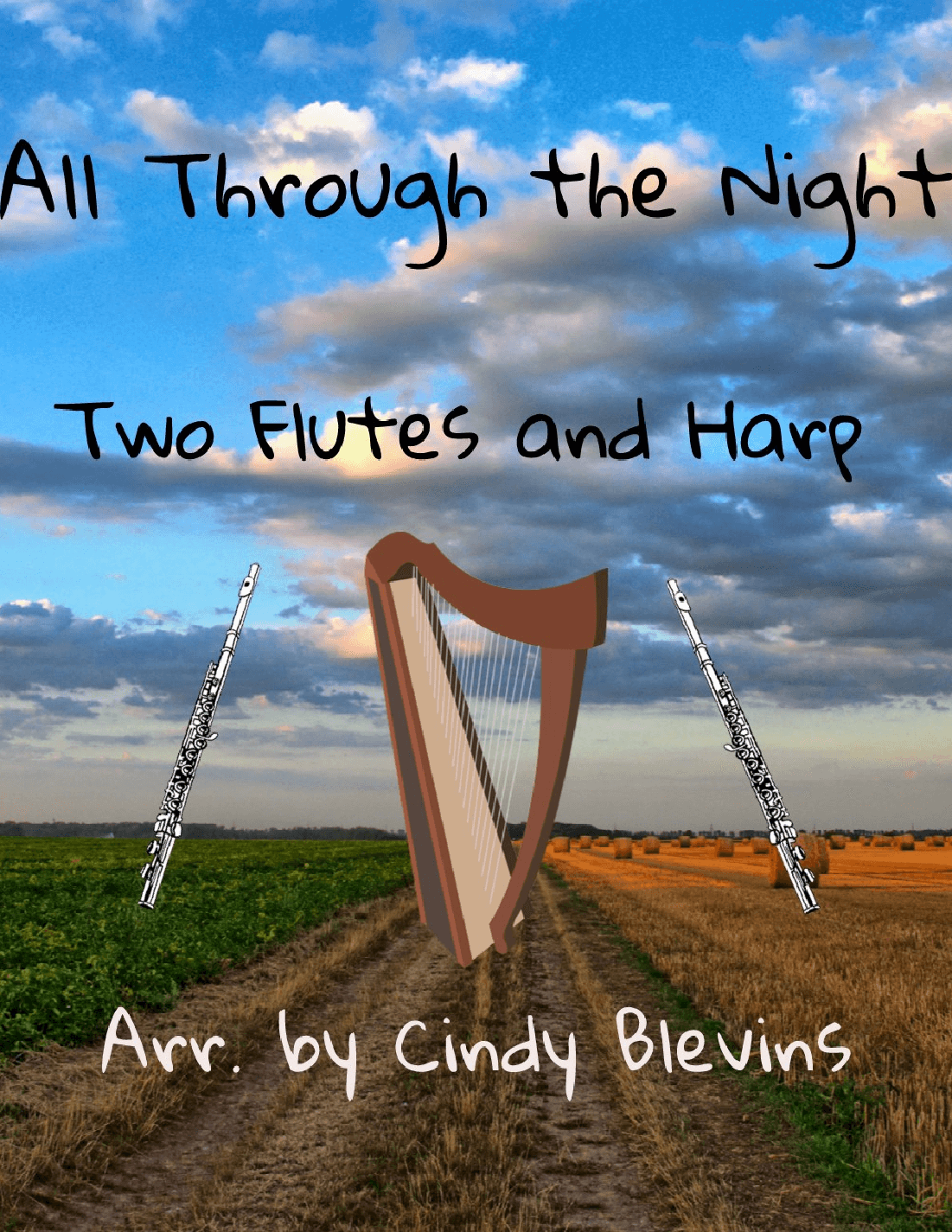 All Through the Night, Two Flutes and Harp (arr. Cindy Blevins)
