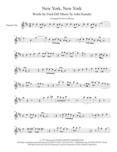 Theme From "New York, New York" (arr. Kevin Busse)