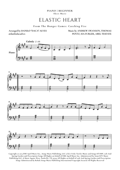 Elastic Heart (arr. Danilo "Daca" Alves)