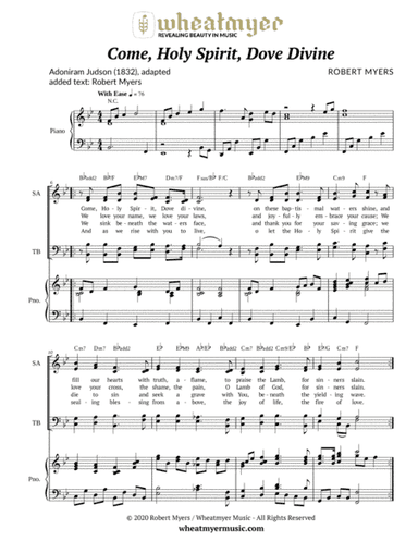 Come, Holy Spirit, Dove Divine
