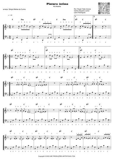 Pintura Intima (arr. Sérgio Matias da Cunha)