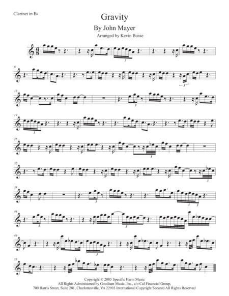 Gravity (arr. Kevin Busse)