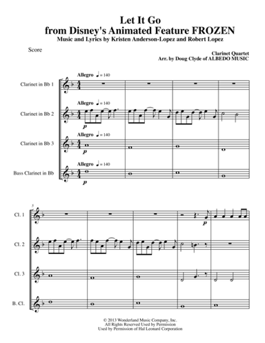 Let It Go (from Frozen) (arr. Doug Clyde)