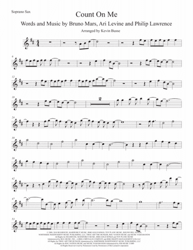 Count On Me (arr. Kevin Busse)