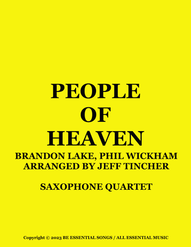 People Of Heaven (arr. Jeff Tincher)