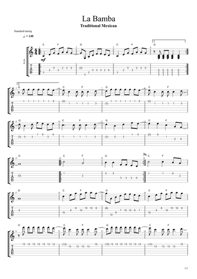 La Bamba (arr. Edina Balczo)