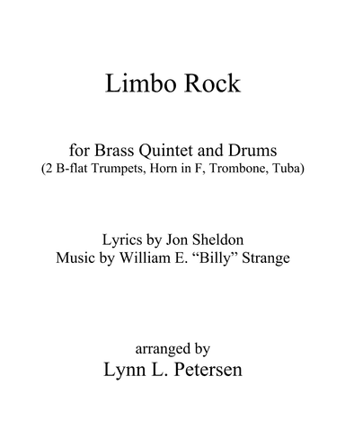 Limbo Rock (arr. Lynn L. Petersen)
